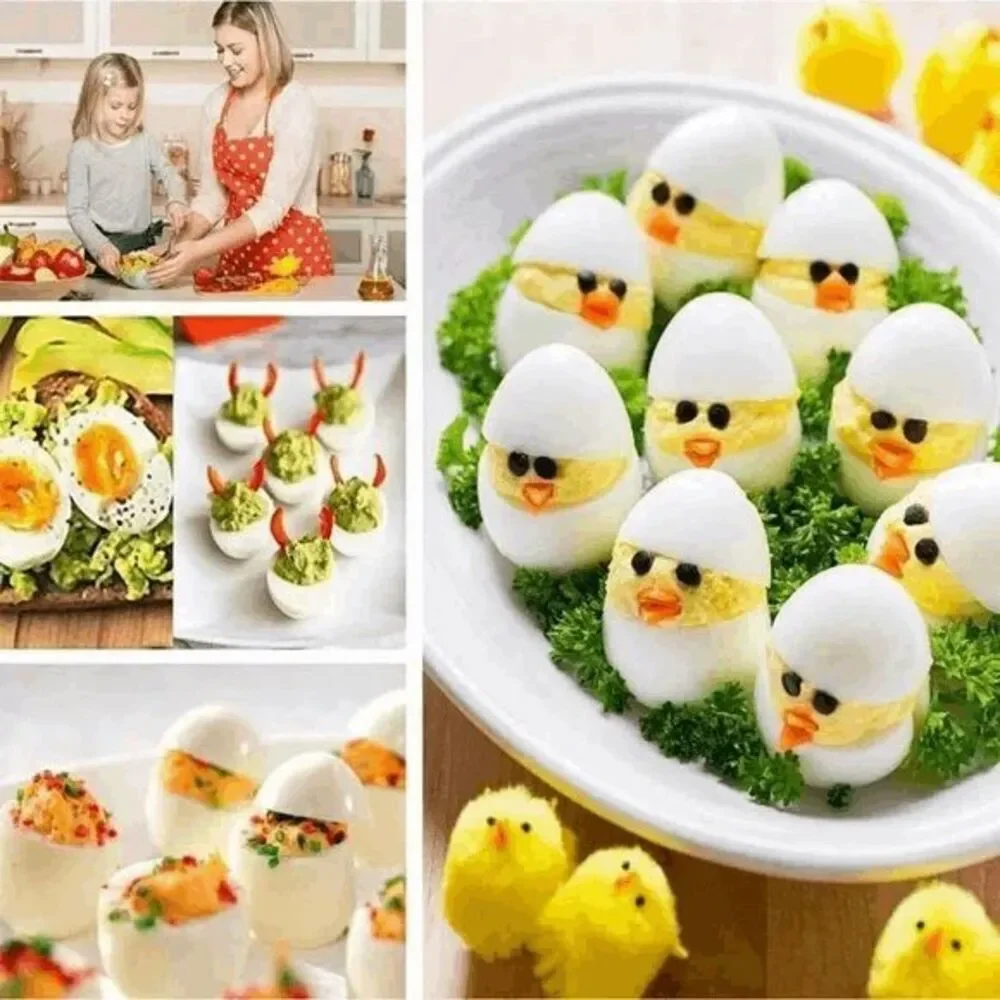 Silicone Egg Boiler Heat Resistant Cooking Cups - 6 Piece